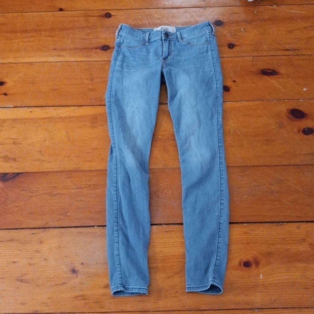 Hollister Jean Leggings Womens 1R W25xL29  Blue